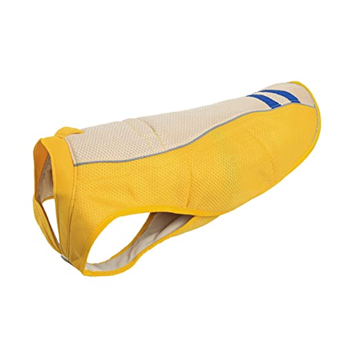 ROMISBABA 1 Stück Sonnenschutzweste Für Haustiere Hundekleidung Kühlweste Für Hunde Klein Hund Sommer Kühlweste Hund Leicht Weste Zum Schwimmen Nicht Hündchen Kalt Kühlung Yellow Polyester von ROMISBABA