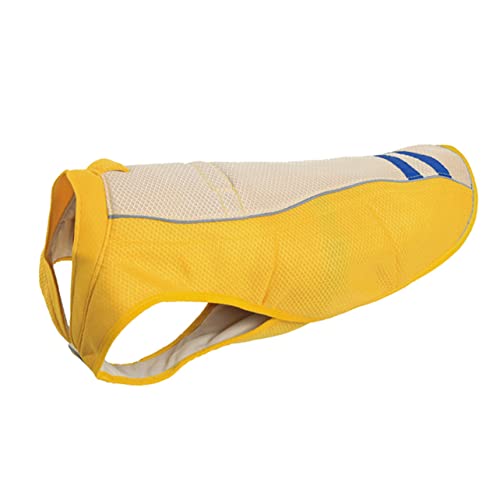 ROMISBABA 1 Stück Sonnenschutzweste für Haustiere Hund Coole Weste klein Kühlung für Hunde Eckzahn UV pet Supplies haustierbedarf Kühlweste für Hunde Kühlweste für Haustiere Polyester Yellow von ROMISBABA