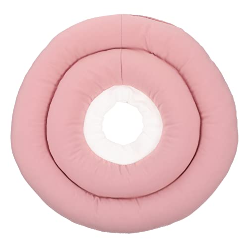 ROMISBABA 1 Stück Tarcoaal -Kragen katzenhalsband Katzen Katzenhalskrause für den Schlaf für Katzen abbrechbare katzenhalsbänder Haustier-Schutzkragen Anti-Scratch-Halskegel Rosa von ROMISBABA