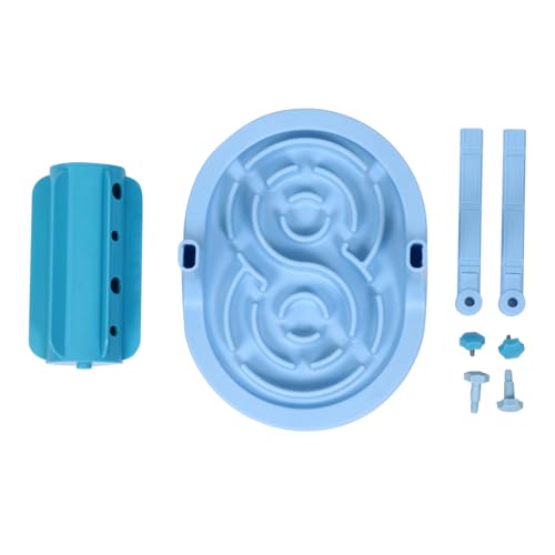 ROMISBABA 1 Stück undichtes Lebensmittelspielzeug Hund verschütten Katzennapf Haustier pet Supplies Dog Activity zum Ausgeben von Lebensmitteln langsam fressender Feeder Abs Blue von ROMISBABA