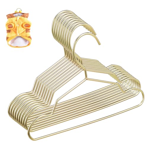 ROMISBABA 10 Stück Mini-kleiderbügel Aus Metall Für Haustierbekleidung Modische Kleiderbügel Für Hunde Und Katzen Goldfarben Zum Sparen Von Organizern ROMISBABA 10 Stück Mini-kleiderbügel Aus Metall Für Haustierbekleidung Modische Kleiderbügel Für Hunde Und Katzen Goldfarben Zum Sparen Von Organizern von ROMISBABA