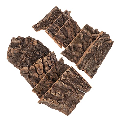 ROMISBABA 10 Stück Dekoration Aus Champagnerrinde Kletterplattform Für Reptilien Reptilienterrarien Korkrinde Für Reptilien Kletterplattformen Für Reptilien Sich Aalen Coffee Holz von ROMISBABA
