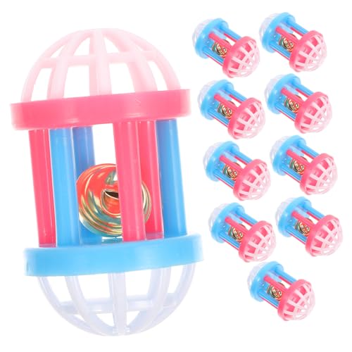 ROMISBABA 10 Stück Hamster Sound Spielzeug Für Kleintiere Glocken Für Hamster Meerschweinchen Und Ratten Interaktives Spielzeug Für Indoor Nutzung Sicheres Und Langlebiges Material Für von ROMISBABA