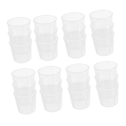 ROMISBABA 100 Stück Quantitativer Messbecher Für Haustiere Futterbehälter Für Reptilien Fütterung Trinkbecher Wasserbecher Wasserschale Für Reptilienbecken Gecko Essen Weiß Plastik ROMISBABA 100 Stück Quantitativer Messbecher Für Haustiere Futterbehälter Für Reptilien Fütterung Trinkbecher Wasserbecher Wasserschale Für Reptilienbecken Gecko Essen Weiß Plastik von ROMISBABA