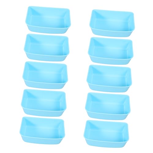 ROMISBABA 10St Pet Hundeschüssel Futter- und Wasserschüssel Hundekäfigschale Hundekäfigfutterbehälter Hundekäfigzubehör Hund wassernapf Tierfutterbehälter Hundenapf pp Sky-Blue ROMISBABA 10St Pet Hundeschüssel Futter- und Wasserschüssel Hundekäfigschale Hundekäfigfutterbehälter Hundekäfigzubehör Hund wassernapf Tierfutterbehälter Hundenapf pp Sky-Blue von ROMISBABA