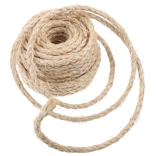ROMISBABA 1Rolle Naturbelassene Sisal Hanfseilrolle für Katzenkratzbaum DIY Kratzbaum Reparatur Kratzmöbel Bastelprojekte Verschleißfestes Stabiles Kratzseil für Katzenliebhaber ROMISBABA 1Rolle Naturbelassene Sisal Hanfseilrolle für Katzenkratzbaum DIY Kratzbaum Reparatur Kratzmöbel Bastelprojekte Verschleißfestes Stabiles Kratzseil für Katzenliebhaber von ROMISBABA