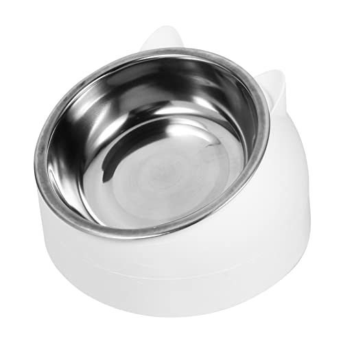 ROMISBABA 1Satz Katzenfutter Feeder Aus Edelstahl rutschfeste Trinkschüssel Für Katzen Kipp Design Schwenkbare Futterschale Für Saubere Fütterung ROMISBABA 1Satz Katzenfutter Feeder Aus Edelstahl rutschfeste Trinkschüssel Für Katzen Kipp Design Schwenkbare Futterschale Für Saubere Fütterung von ROMISBABA