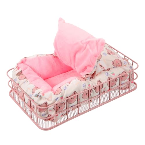 ROMISBABA 1Satz Metallplattform Nest für Hamster und Kleintiere Teiliges mit Pinkem Metallrahmen und Weißem Stabiles und Bequemes Schlafnest für Käfige und Gehege Langlebig ROMISBABA 1Satz Metallplattform Nest für Hamster und Kleintiere Teiliges mit Pinkem Metallrahmen und Weißem Stabiles und Bequemes Schlafnest für Käfige und Gehege Langlebig von ROMISBABA