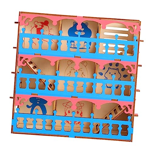 ROMISBABA Hamster Labyrinth Tunnel Spielzeug Aus Holz Kleines Haustier Aktivitätsspielzeug Verhindert Kauen Hamster Und Kleine Nager Für Käfiggestaltung ROMISBABA Hamster Labyrinth Tunnel Spielzeug Aus Holz Kleines Haustier Aktivitätsspielzeug Verhindert Kauen Hamster Und Kleine Nager Für Käfiggestaltung von ROMISBABA