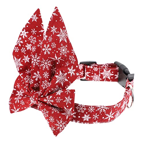 ROMISBABA Einzigartiges Haustierhalsband Mit Weihnachtlichem Thema Festliche Muster Hundehalsband Verstellbarer Katzenhalsgürtel ROMISBABA Einzigartiges Haustierhalsband Mit Weihnachtlichem Thema Festliche Muster Hundehalsband Verstellbarer Katzenhalsgürtel von ROMISBABA