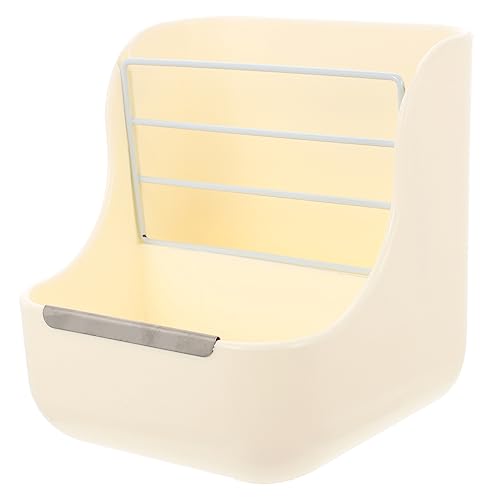 ROMISBABA 2 Kleiner Futterautomat automatisierte futterspender für kleintiere small Animal Food Kleintierfutter Kaninchenschale Heu Futternäpfe für Kaninchen Futternäpfe für Haustiere Weiß von ROMISBABA
