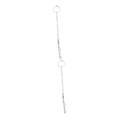 ROMISBABA 2 Sets Papagei Edelstahl Bein Kette Haustier Fußkettchen Vögel Fuß Schnalle Für Nymphensittiche Vögel Spielzeug ROMISBABA 2 Sets Papagei Edelstahl Bein Kette Haustier Fußkettchen Vögel Fuß Schnalle Für Nymphensittiche Vögel Spielzeug von ROMISBABA