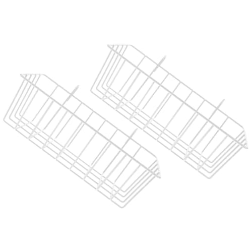 ROMISBABA 2 Stück Hängende Kaninchen Heuraufe aus Langlebigem Eisen für Kleintiere Wie Hamster Meerschweinchen Chinchilla mit Glatter Oberfläche und Sicherem Futterspender für Käfige von ROMISBABA