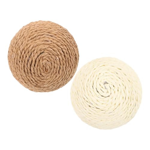 ROMISBABA 2 Stück Katze Sisalkugel Katzenball zum Necken von Katzen Kätzchen kratzt interaktives katzenspielzeug katzenkratzball Katzenplüschballspielzeug Kätzchenkratzer Hanfseil ROMISBABA 2 Stück Katze Sisalkugel Katzenball zum Necken von Katzen Kätzchen kratzt interaktives katzenspielzeug katzenkratzball Katzenplüschballspielzeug Kätzchenkratzer Hanfseil von ROMISBABA