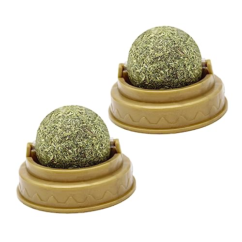 ROMISBABA 2 Stück Katzenminze Kneifen Katze Behandelt Katze Katzenbonbonkugel Katzennahrungssnack Katze Leckt Snack Drinnen Katzen-energieball Katzenbissball ROMISBABA 2 Stück Katzenminze Kneifen Katze Behandelt Katze Katzenbonbonkugel Katzennahrungssnack Katze Leckt Snack Drinnen Katzen-energieball Katzenbissball von ROMISBABA