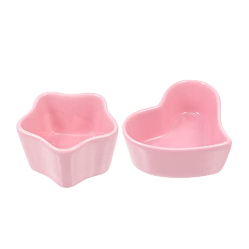 ROMISBABA 2 Stück Keramische Futterschalen für Kleintiere Napf für Hamster Meerschweinchen und Andere Nagetiere Umweltfreundliches Material Liebevolles Design rutschfest und ROMISBABA 2 Stück Keramische Futterschalen für Kleintiere Napf für Hamster Meerschweinchen und Andere Nagetiere Umweltfreundliches Material Liebevolles Design rutschfest und von ROMISBABA