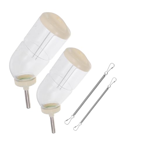 ROMISBABA 2 Stück Kleine Haustier Trinkflaschen Auslaufsichere Wasserbehälter für Kaninchen Meerschweinchen Chinchilla Einfache Installation Platzsparend Langlebig ROMISBABA 2 Stück Kleine Haustier Trinkflaschen Auslaufsichere Wasserbehälter für Kaninchen Meerschweinchen Chinchilla Einfache Installation Platzsparend Langlebig von ROMISBABA