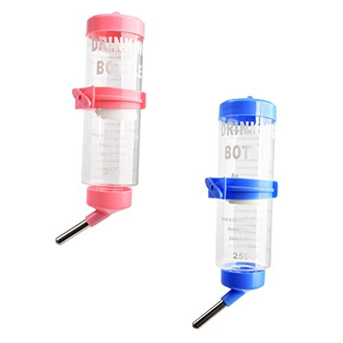 ROMISBABA 2 Stück Kleiner Trinkbrunnen für Haustiere Chinchilla-Wasserflasche Trinken nager trinkflasche nagetier trinkflasche kleine Trinkflasche für Haustierkäfige Kaninchenwasserspender von ROMISBABA