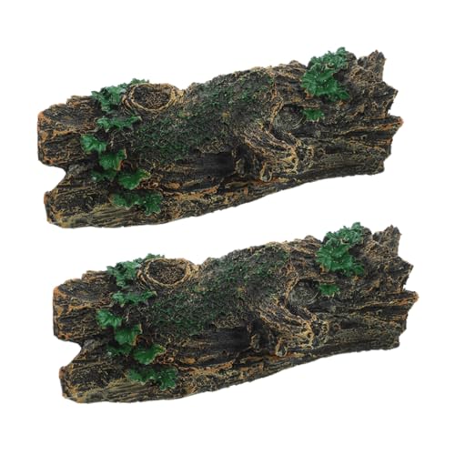 ROMISBABA 2 Stück Reptilienversteck Natürliche Hohle Holzoptik Terrarienhöhle als Versteck und Sonnenplatz für Schildkröten Eidechsen und Schlangen Robustes Unterschlupf Zubehör für Aquarium ROMISBABA 2 Stück Reptilienversteck Natürliche Hohle Holzoptik Terrarienhöhle als Versteck und Sonnenplatz für Schildkröten Eidechsen und Schlangen Robustes Unterschlupf Zubehör für Aquarium von ROMISBABA