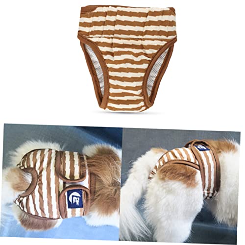 ROMISBABA 2 Stück Sanitäre Hundehose Windelhose für Hündinnen in Hitze Wiederverwendbar Leicht und Komfortabel für Welpen und Inkontinenzschutz von ROMISBABA