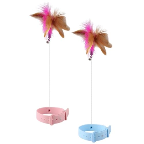 ROMISBABA 2 Stück Teiliges Katzenspielzeug mit Halsband und Flaum Interaktives Flaum Beschäftigung von Wohnungskatzen Fördert Natürlichen Jagdinstinkt und Gemeinsame Spielzeit ROMISBABA 2 Stück Teiliges Katzenspielzeug mit Halsband und Flaum Interaktives Flaum Beschäftigung von Wohnungskatzen Fördert Natürlichen Jagdinstinkt und Gemeinsame Spielzeit von ROMISBABA