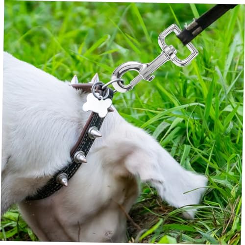 ROMISBABA 2 Stück Teiliges Schwerlast Metallkarabiner Drehbarer Schnappverschluss für Hundeleinen Strapazierfähig Vielseitig Einsetzbar für Haustier Tasche Schlüsselbund und Outdoor Zubehör von ROMISBABA