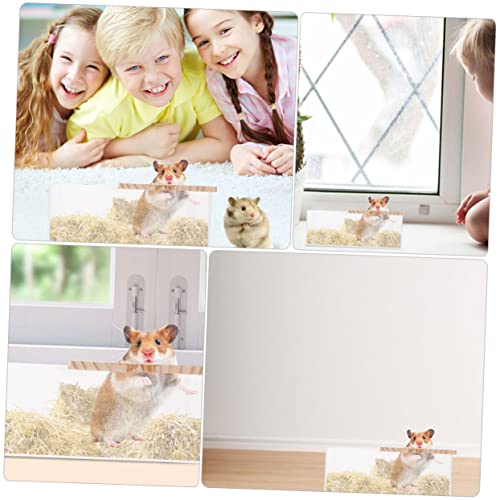 ROMISBABA 2 Stück Transparenter Hamster Badebox aus Kleine Sandkiste für Kleintiere Leicht zu Reinigen Staubgeschützt für Chinchillas und Hamster Halbgedeckt ROMISBABA 2 Stück Transparenter Hamster Badebox aus Kleine Sandkiste für Kleintiere Leicht zu Reinigen Staubgeschützt für Chinchillas und Hamster Halbgedeckt von ROMISBABA