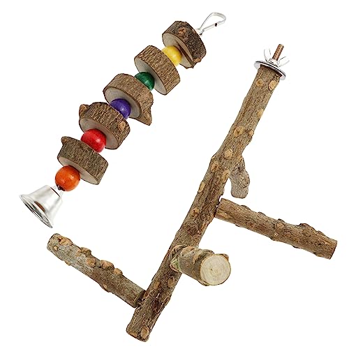 ROMISBABA Vogelsitzstange Papageienständer Spielzeug 2 Stück Holzstange Vogelkletterständer Für Vögel Natürliche Astform Zufällige Farbe ROMISBABA Vogelsitzstange Papageienständer Spielzeug 2 Stück Holzstange Vogelkletterständer Für Vögel Natürliche Astform Zufällige Farbe von ROMISBABA