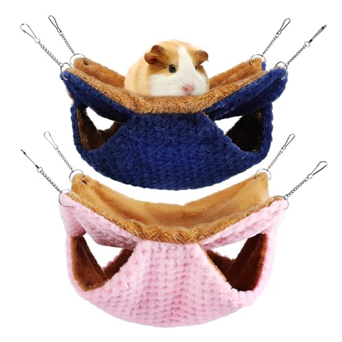 ROMISBABA Hängematte Für Frettchen Rattenbett 2 Stück Vogelhäuschen Vogelhängematte Papagei Warmes Bett Für Haustiere ROMISBABA Hängematte Für Frettchen Rattenbett 2 Stück Vogelhäuschen Vogelhängematte Papagei Warmes Bett Für Haustiere von ROMISBABA