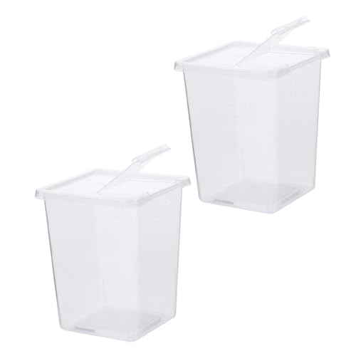 ROMISBABA 2Er-Box Fütterungsbox Set Tank Zucht Schildkröte Inkubation Terrarienkäfig für Reptilien Terrarienbehälter für Reptilien Mini-Reptilbecken Reptilfall Nest pp ROMISBABA 2Er-Box Fütterungsbox Set Tank Zucht Schildkröte Inkubation Terrarienkäfig für Reptilien Terrarienbehälter für Reptilien Mini-Reptilbecken Reptilfall Nest pp von ROMISBABA