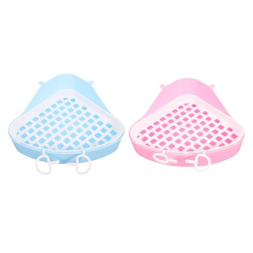 ROMISBABA 2Er-Box Kaninchentoilette Haustierbedarf Hasenstreu Wurf Töpfchen -Trainer drinnen Hamster klo kaninchenklo Hamster-Trainings-Töpfchen Toilette in der Tierhandlung Plastik ROMISBABA 2Er-Box Kaninchentoilette Haustierbedarf Hasenstreu Wurf Töpfchen -Trainer drinnen Hamster klo kaninchenklo Hamster-Trainings-Töpfchen Toilette in der Tierhandlung Plastik von ROMISBABA