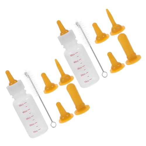 ROMISBABA 2Satz Fütterungsflasche für Welpen und Kätzchen Haustierpflege Flasche aus Lebensmittelechtem Material für Neugeborene Kompakt und Langlebig mit Maßstab ROMISBABA 2Satz Fütterungsflasche für Welpen und Kätzchen Haustierpflege Flasche aus Lebensmittelechtem Material für Neugeborene Kompakt und Langlebig mit Maßstab von ROMISBABA