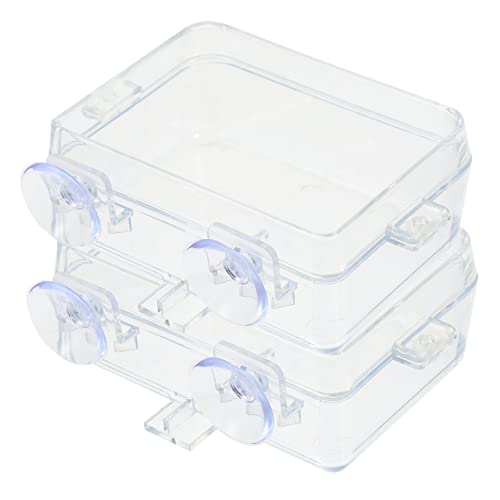 ROMISBABA 2stücke Saugnapf Reptilien Futterschalen Transparente Futter Und Wasserschalen Für Eidechsen Und Geckos Wandmontierte Futterspender Für Reptilien Leicht Zu Reinigen Und ROMISBABA 2stücke Saugnapf Reptilien Futterschalen Transparente Futter Und Wasserschalen Für Eidechsen Und Geckos Wandmontierte Futterspender Für Reptilien Leicht Zu Reinigen Und von ROMISBABA