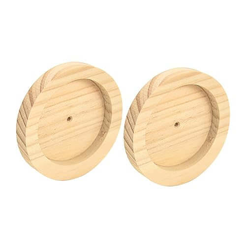 ROMISBABA Eleganter Futternapf aus Holz für Hamster 2 Stück auslaufsicher bequem für die Mahlzeiten ROMISBABA Eleganter Futternapf aus Holz für Hamster 2 Stück auslaufsicher bequem für die Mahlzeiten von ROMISBABA