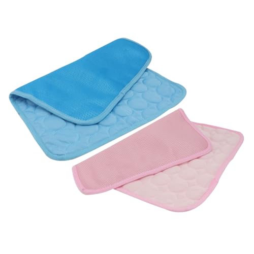 ROMISBABA 2Stücke Kühlmatte für Kleine Waschbar und für Angenehme Ruhezeiten Schnelles Wärmeableiten Polyesterstoff für Hamster ROMISBABA 2Stücke Kühlmatte für Kleine Waschbar und für Angenehme Ruhezeiten Schnelles Wärmeableiten Polyesterstoff für Hamster von ROMISBABA