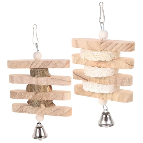 ROMISBABA 2pcs Papageikaut Spielzeug Hölzerne Haustier Vogel Papageien Spielzeug Vogelzähne Schleifspielzeug ROMISBABA 2pcs Papageikaut Spielzeug Hölzerne Haustier Vogel Papageien Spielzeug Vogelzähne Schleifspielzeug von ROMISBABA