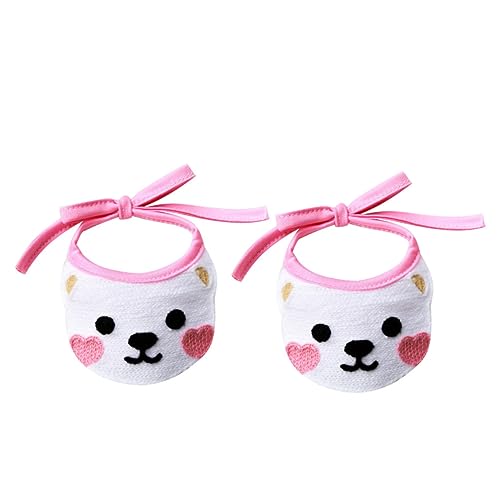 ROMISBABA 2stücke Pet Bandanas Für Hunde Und Katzen Baumwoll- Mit Bärenmuster Ca Vielseitige Haustierdekoration Für Und Alltag von ROMISBABA