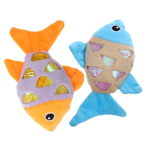 ROMISBABA Beißspielzeug für Kätzchen für Hauskatzen Katzenminzenspielzeug mit quietschendem Fisch interaktives Katzenspielzeug für verspielte Katzen ROMISBABA Beißspielzeug für Kätzchen für Hauskatzen Katzenminzenspielzeug mit quietschendem Fisch interaktives Katzenspielzeug für verspielte Katzen von ROMISBABA