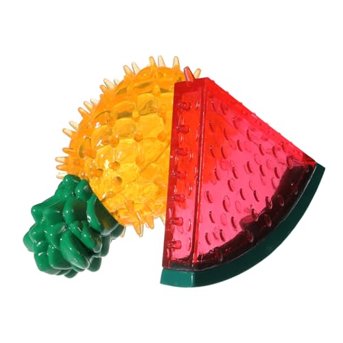 ROMISBABA Beißspielzeug für Welpen 2 Stück Einfrierbar Fruchtförmig Kauspielzeug für Hunde Sicheres Material Nicht Leicht Zu Reinigen ROMISBABA Beißspielzeug für Welpen 2 Stück Einfrierbar Fruchtförmig Kauspielzeug für Hunde Sicheres Material Nicht Leicht Zu Reinigen von ROMISBABA