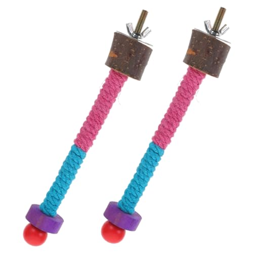 ROMISBABA Papageien-Sitzstange-Set Vogel-Sitzstange Spielzeug Beißstab natürliche Vogel-Sitzstange aus Holz für Sittiche Vögel und Papageien ROMISBABA Papageien-Sitzstange-Set Vogel-Sitzstange Spielzeug Beißstab natürliche Vogel-Sitzstange aus Holz für Sittiche Vögel und Papageien von ROMISBABA