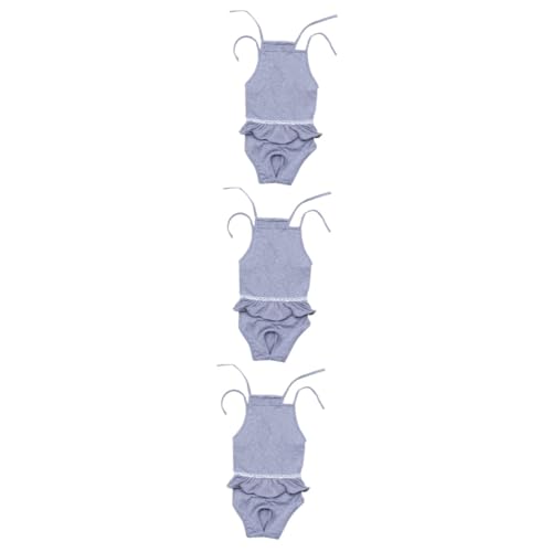 ROMISBABA 3 STK Einteilige Haustierwindel Welpenwindel Trageschlaufe für kleine Hunde Windel für Hündin hundewindel Hunde Unterhose Haustiere Windel Hygienehosen für Hunde Light Grey ROMISBABA 3 STK Einteilige Haustierwindel Welpenwindel Trageschlaufe für kleine Hunde Windel für Hündin hundewindel Hunde Unterhose Haustiere Windel Hygienehosen für Hunde Light Grey von ROMISBABA