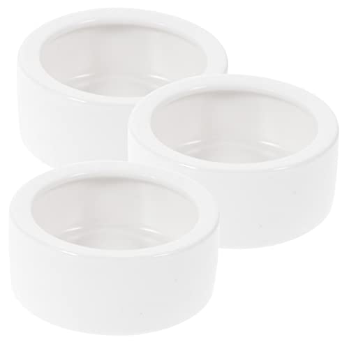 ROMISBABA Dicker Keramik-Futter- und Wassernapf-Set für Eidechsen 3-teilig Kleiner Runder Futterspender für Reptilien Reptilienbedarf ROMISBABA Dicker Keramik-Futter- und Wassernapf-Set für Eidechsen 3-teilig Kleiner Runder Futterspender für Reptilien Reptilienbedarf von ROMISBABA