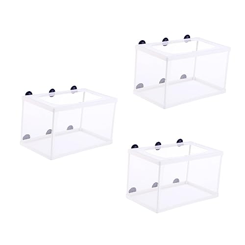 ROMISBABA 3 Stück Aquarium Isolierbox Fischzucht mit Saugnapf Weiß Großes Aufzuchtbecken Netz für Fischbrut Trennnetz zur Erhöhung Überlebensrate im Zuchtbecken ROMISBABA 3 Stück Aquarium Isolierbox Fischzucht mit Saugnapf Weiß Großes Aufzuchtbecken Netz für Fischbrut Trennnetz zur Erhöhung Überlebensrate im Zuchtbecken von ROMISBABA