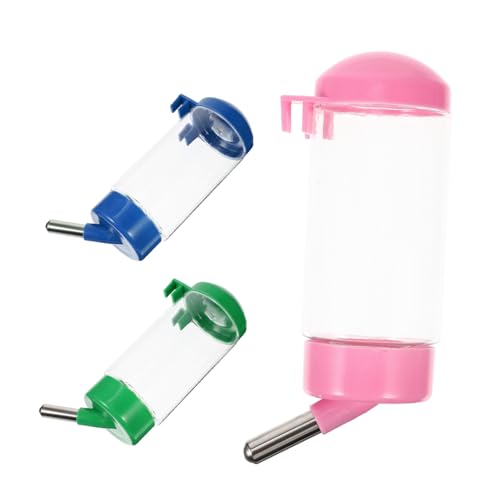 ROMISBABA 3 Stück Hängender Haustier Trinkflasche für Hamster und Kaninchen Automatischer Auslaufsicherer Wasserspender mit Druckfestem Design Leicht zu Reinigen Geeignet für Käfige ROMISBABA 3 Stück Hängender Haustier Trinkflasche für Hamster und Kaninchen Automatischer Auslaufsicherer Wasserspender mit Druckfestem Design Leicht zu Reinigen Geeignet für Käfige von ROMISBABA