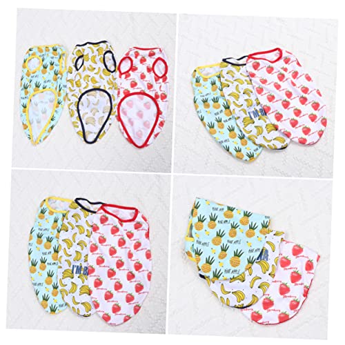 ROMISBABA 3 Stück Haustier Hund Sommerkleidung hundeweste hundekleidung hundebekleidung Haustierweste Dog Clothes Hunde-Outfits Welpe Hunde-Sweatshirt Kühlung Hemd Haustier Hund Weste von ROMISBABA