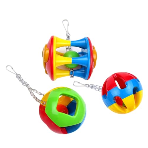 ROMISBABA 3stücke Papageienspielzeug Vogelballspielzeug Hohl Balldesign Papageienballspielzeug Pädagogisches Spielzeug Für Nymphensittiche Sittiche Kleine Vögel ROMISBABA 3stücke Papageienspielzeug Vogelballspielzeug Hohl Balldesign Papageienballspielzeug Pädagogisches Spielzeug Für Nymphensittiche Sittiche Kleine Vögel von ROMISBABA