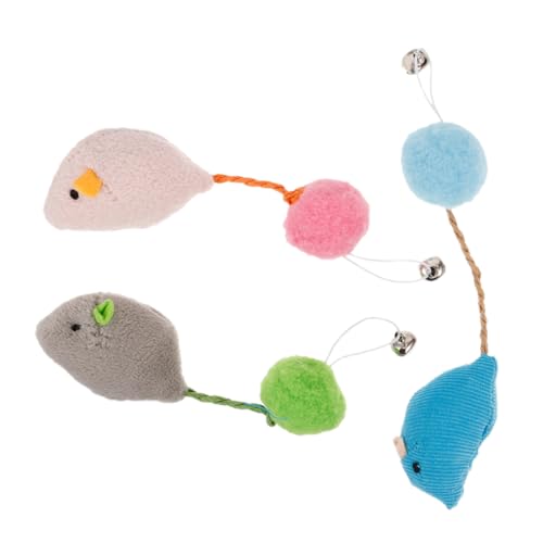 ROMISBABA Interaktives Katzenspielzeug Plüschmaus Spielzeug für Katzen interaktive Spielzeit Unterhaltung weiches Stoffmaterial ROMISBABA Interaktives Katzenspielzeug Plüschmaus Spielzeug für Katzen interaktive Spielzeit Unterhaltung weiches Stoffmaterial von ROMISBABA