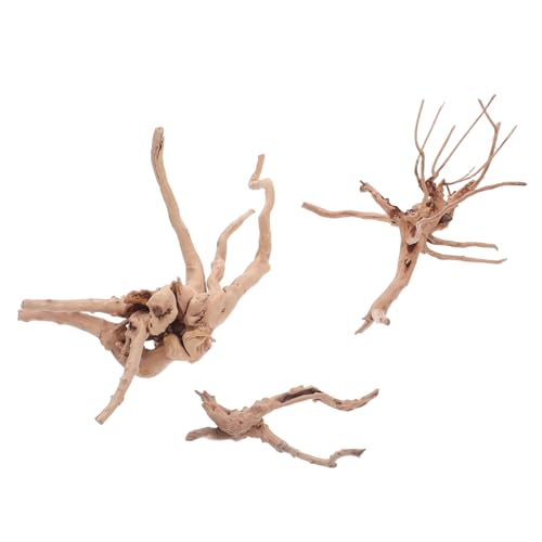 ROMISBABA 3 Stück Teiliges Aquarium Wurzel Natürliche Wurzel Dekoration Robust Wasserresistent mit Unregelmäßigen Formen für Fischbecken Terrarien und Aquascaping Optik ROMISBABA 3 Stück Teiliges Aquarium Wurzel Natürliche Wurzel Dekoration Robust Wasserresistent mit Unregelmäßigen Formen für Fischbecken Terrarien und Aquascaping Optik von ROMISBABA