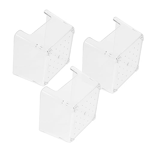 ROMISBABA 3 Stück Teiliges Hamster Zubehör Transparente Badewanne für Chinchillas Nagerkäfig Badewanne Multifunktionale Sandbox für Kleine Haustiere als Sauna und Waschraum ROMISBABA 3 Stück Teiliges Hamster Zubehör Transparente Badewanne für Chinchillas Nagerkäfig Badewanne Multifunktionale Sandbox für Kleine Haustiere als Sauna und Waschraum von ROMISBABA