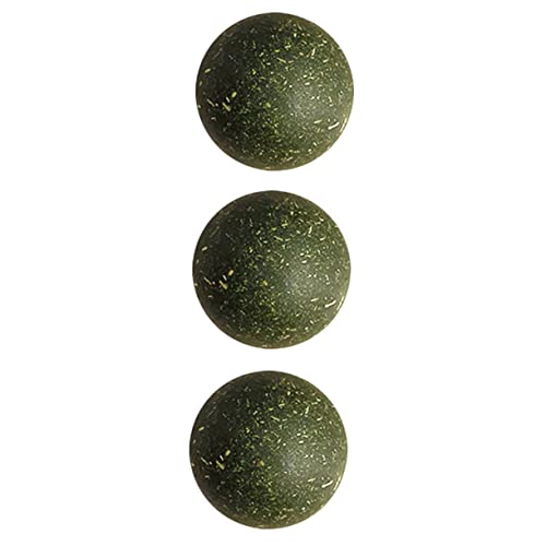 ROMISBABA 3 Stück Verdauungsförderer Für Katzen Katzenminze Katzenbissball Snackball Für Katzen Green ROMISBABA 3 Stück Verdauungsförderer Für Katzen Katzenminze Katzenbissball Snackball Für Katzen Green von ROMISBABA